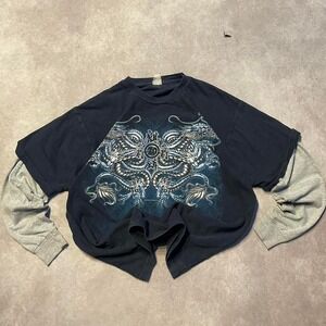 Vintage Y2K Japanese Dragon Long Sleeve